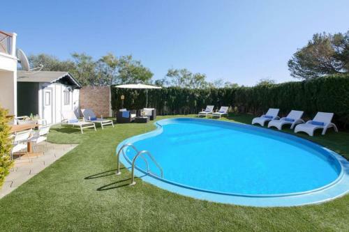 Moderne Villa,strandnah,meerblick,pool,12 Pers.,klima,schnelles Internet
