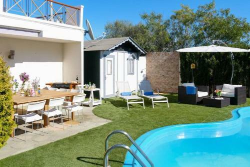 Moderne Villa,strandnah,meerblick,pool,12 Pers.,klima,schnelles Internet