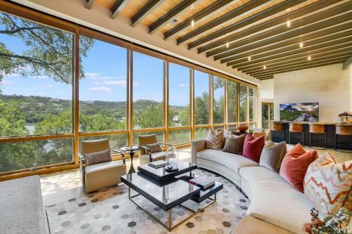 The Above Waterfalls On Lake Austin