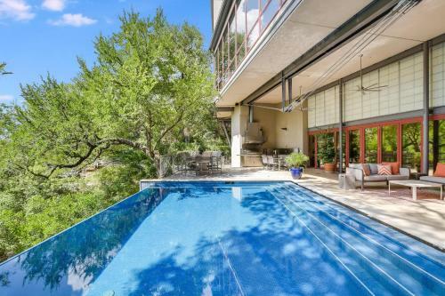 The Above Waterfalls On Lake Austin