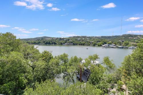 The Above Waterfalls On Lake Austin