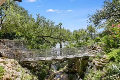The Above Waterfalls On Lake Austin