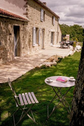 Proche Puydufou - Gite Maison La Rouli�re