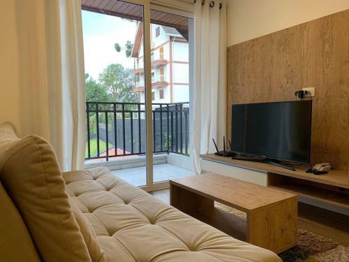 Apartamento Encantador Flat No Centrinho Do Capivari