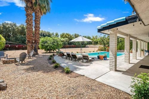 New! Lush Desert Retreat W/ Private Pool & Mountain Views