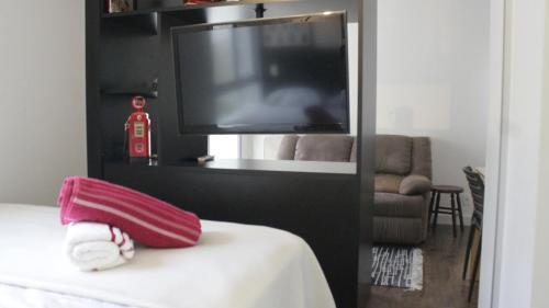Apartamento Studio Allianz Parque - Ac, Garagem, Netflix