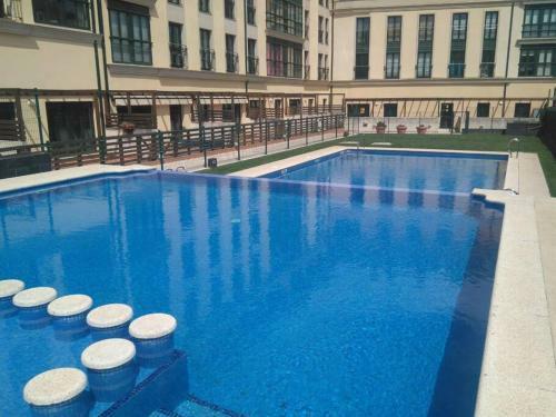 Apartamento Playa Foz Con Piscina 3 Dormitorios