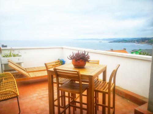 Apartamento Aires Del Mar, Terraza Preciosa En Luanco