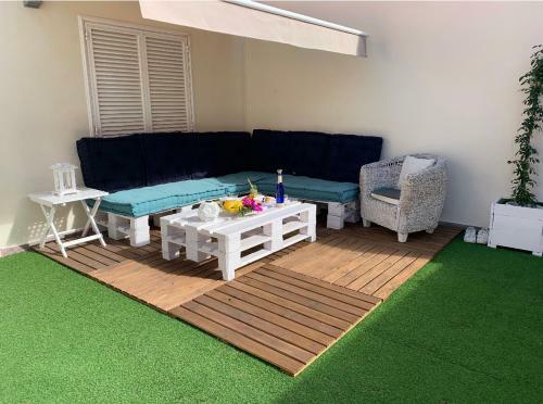 Blue Wave: Agradable Casa Con Fragancias A Mar.