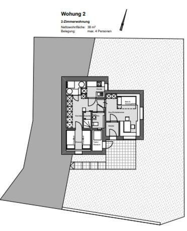 Apartamento Chalet H�ckli Wohnung 1.