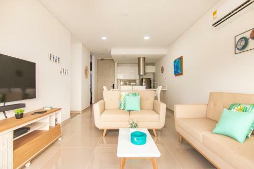 Apartamento Espectacular Apto Para Estrenar Con Vista Al Mar