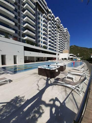 Espectacular Y Moderno Apartamento Frente Al Mar