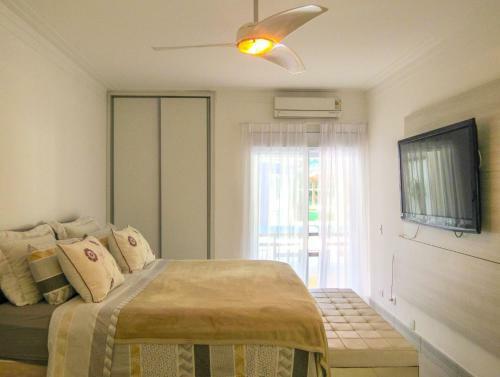 Linda Casa Pisc Aquec Praia De Pernambuco-guaruj�