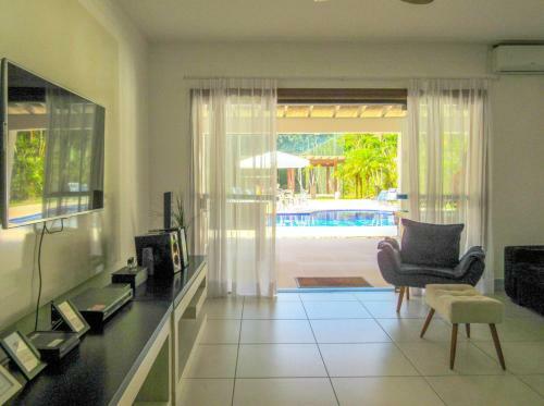 Linda Casa Pisc Aquec Praia De Pernambuco-guaruj�