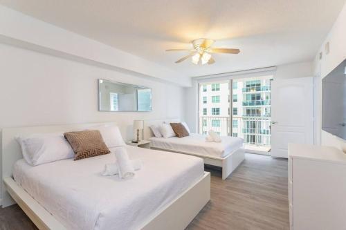 Apartamento 3 Bedroom Apt Bay View Brickell With Free Parking