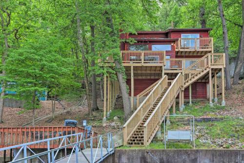 Tranquil Lake Ozark Home With Private Boat Slip