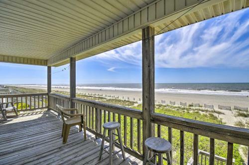 Oceanfront Retreat With Holden Beach Access!