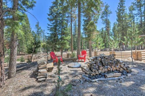 The Great Escape Cabin Fire Pit And Backyard