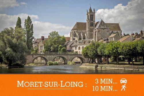 Apartamento Duplex Standing 7min?fontainebleau-insead?45min?paris