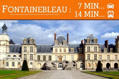 Apartamento Duplex Standing 7min?fontainebleau-insead?45min?paris