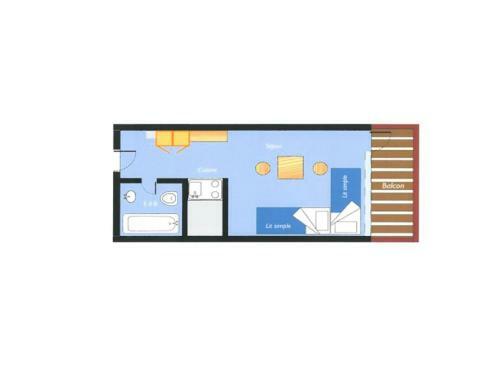 Apartamento R�sidence Grand Arbois - Studio Pour 2 Personnes 57