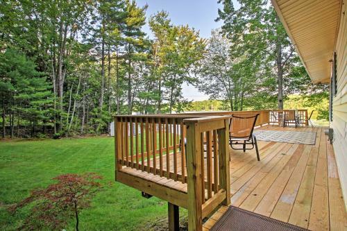 Scenic Lyman Home On Swan Pond With Wraparound Deck!
