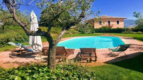 Villa Spoleto Tranquilita/pool/slps 20/spoleto 15 Mins