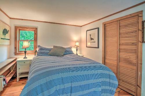 The Mill River Cabin With Fireplace And River View!