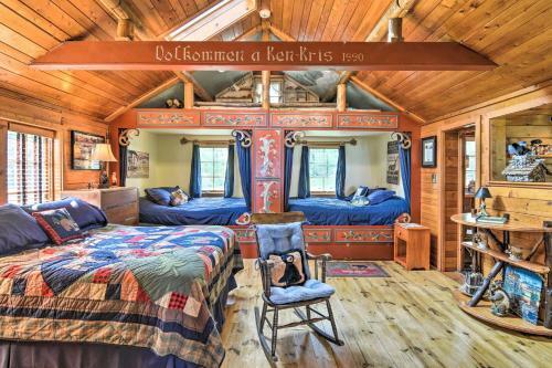 Cabin On Rush Lake With Tiki Bar, Grill And Kayaks!