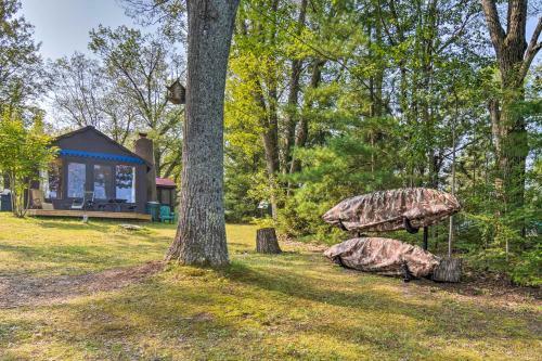 Cabin On Rush Lake With Tiki Bar, Grill And Kayaks!