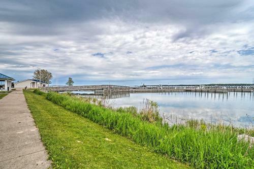 Lakefront De Tour Village Home With Deck And Fire Pit!