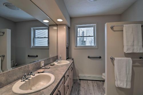 Lakefront De Tour Village Home With Deck And Fire Pit!