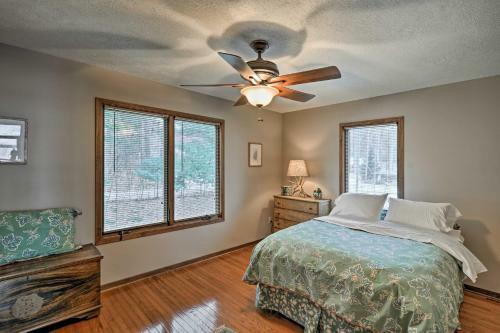 Lakefront Roscommon Home With Dock, Patio, And Games!