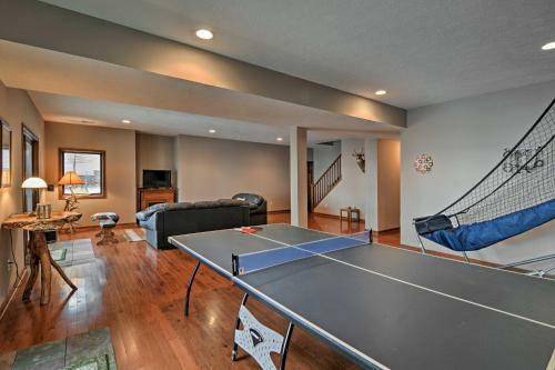 Lakefront Roscommon Home With Dock, Patio, And Games!