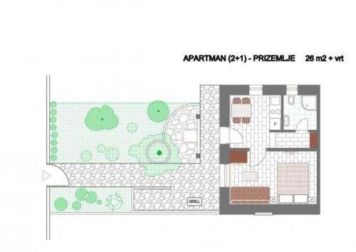 Apartment 4756-1 For 3 Pers. In Vini?ce