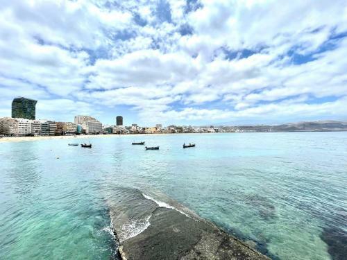 Apartamento Tpl Exterior Studio, Freewifi, Near The Canteras Beach