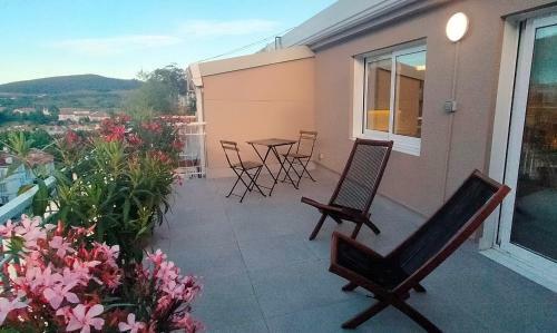 Apartamento Loft Con Terraza En El Centro De Santiago