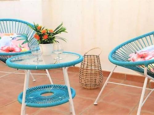 Holiday Property With Terrace, Access To Textile Swimming Pool And Beach Front