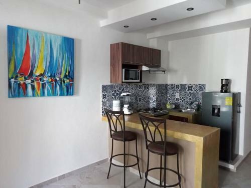 Apartamento Loft Hermoso Con Alberca Y Muy Cerca De La Playa