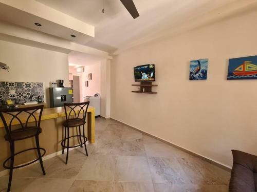 Apartamento Loft Hermoso Con Alberca Y Muy Cerca De La Playa