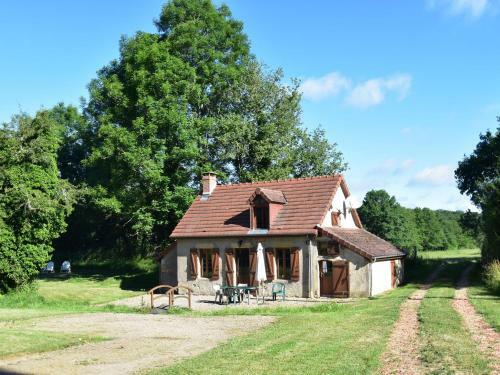 Small Burgundy House For Nature Lovers