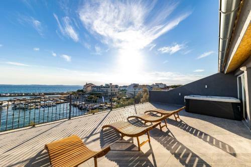 Villa Sunrise, Beautiful Penthouse With Jacuzzi