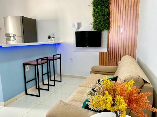 Apartamento Flat Lindo Com 02 Quartos