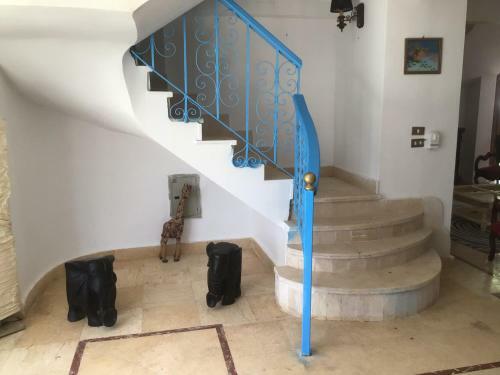 Blue Former Minister Villa With Large Private Pool