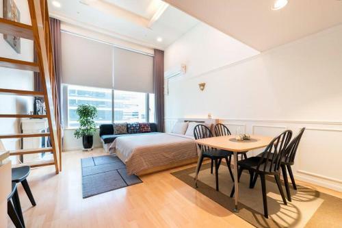 Apartamento Hongdae Studio Duplex #8 Lovely
