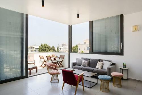 Apartamento Rothschild Area Modern 2 Br With Balcony