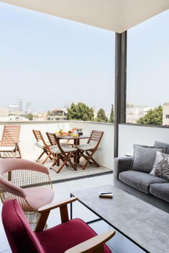 Apartamento Rothschild Area Modern 2 Br With Balcony