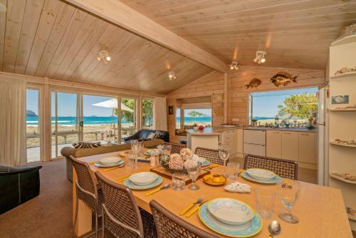 Absolute Beachfront Bach - Pauanui Holiday Home