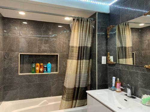 Newly Renovated Bsmt Apartment With Free Parking