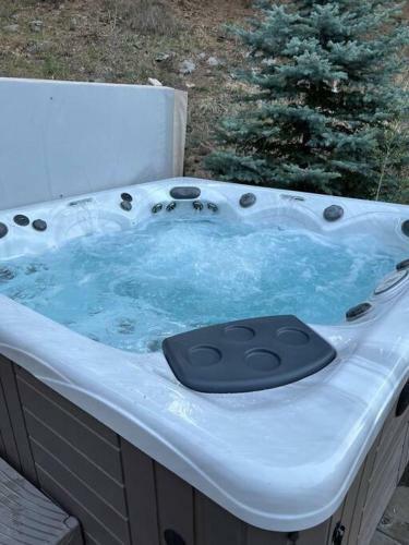 The A On Red Field, Hot Tub, Tesla Charger, A/c